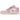 Jordan 1 Low Iced Carmine White baskets en vue latérale avec une tige en cuir blanc, des détails rouges et des lacets