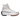 Converse Run Star Hike Hi White Black Gum baskets en vue latérale inclinée avec tige en toile blanche et semelle en gomme