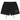 Fear of God Essentials Fleece Soccer Short Black baskets profil latéral en molleton noir avec logo blanc