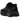 Nike Vomero 18 Black Dark Smoke Grey Light Smoke Grey baskets de profil avec une empeigne noire et une semelle blanche