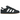 Adidas Campus 00s Core Black Cloud White baskets en vue latérale avec une tige en suède noir, des détails en cuir blanc et de larges lacets