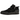 Jordan Spizike Low Black Cat baskets en vue laterale avec une tige noire, des lacets et une semelle