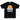 BAPE Japan Silhouette Tee Black baskets avec vue de face du design classique de t-shirt noir et du logo blanc