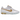 Nike Cryoshot Tiempo Legend Ronaldinho Touch of Gold baskets vue de profil avec tige en cuir blanc et détails dorés