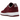 Nike Air Force 1 Low Kobe Bryant Forever Lower Merion Away baskets en vue sous angle avec empeigne en cuir violet et bordeaux et swoosh jaune