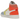 Jordan 1 Mid To My First Coach baskets en vue sous angle avec une tige multicolore en cuir, des lacets blancs et une pointe perforée