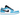 Baskets Air Jordan 1 Low UNC (2021) profil latéral en cuir blanc et bleu clair avec logo Swoosh classique, lacets blancs et semelle en caoutchouc