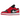 Air Jordan 1 Low Black Very Berry baskets vue latérale avec empeigne en cuir noir, swoosh Very Berry, semelle extérieure et lacets assortis