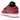 Air Jordan 1 Low Reverse Bred baskets vue latérale avec un coloris rouge et noir, une semelle intermédiaire blanche et le logo Jumpman sur la languette.