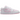 Air Jordan 1 Low Pink Foam Fire Red White baskets en vue latérale avec empeigne en cuir blanc, détails roses et logo Swoosh rouge emblématique