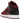 Air Jordan 1 Mid Team Red Black White baskets vue latérale angulaire montrant des détails en cuir blanc, un swoosh noir et des panneaux rouge foncé.
