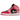 Air Jordan 1 Mid Coral Chalk baskets en vue latérale avec empiècements en cuir rose, logo Swoosh noir, lacets blancs et semelle en caoutchouc