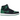 Air Jordan 1 Retro High Pine Green Black baskets vue latérale avec empeigne en cuir vert, superpositions noires et semelle blanche