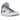 Air Jordan 1 Retro High OG Stealth baskets en vue latérale avec construction en cuir gris et blanc, semelle intermédiaire blanche et logo.