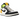 Air Jordan 1 Retro High White Black Volt University Gold baskets vue latérale en cuir blanc avec empiècements noirs et détails jaune fluo vifs.