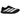 Adidas Adizero Evo SL Black White baskets de profil avec une tige noire, des details blancs et des lacets assortis