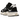 New Balance 9060 Black White baskets en vue latérale avec une tige en mesh noir, des details blancs et une semelle épaisse