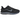 Nike Air Zoom Pegasus Premium Black Metallic Silver baskets vue sous angle avec empeigne noire, details argent metallique et lacets