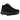 Nike Vomero 18 Black Dark Smoke Grey Light Smoke Grey baskets de profil avec une empeigne en mesh noir, des lacets et une semelle