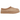 UGG Tasman Slipper Sand TNL baskets vue en angle montrant une tige en daim marron avec détail brodé sur le bord et une doublure douce.