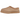 UGG Tasman Slipper Sand TNL baskets vue sous un angle, présentant une tige en daim beige, un détail tressé Tasman classique et une doublure en laine.
