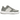 Maison Mihara Yasuhiro Wayne OG Sole Low White Grey baskets de profil avec une tige en cuir blanc, des details gris et une semelle epaisse