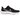 Nike Air Zoom Pegasus 39 Black White baskets vue de profil avec une tige noire, une semelle blanche et le logo swoosh