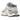 New Balance 9060 Sea Salt Castlerock baskets dans une vue latérale avec une empeigne en mesh gris clair