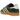 Adidas Gazelle Indoor Night Cargo baskets de profil avec une tige en suède vert, des details en cuir blanc et une semelle gomme.