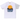 BAPE Japan Silhouette Tee White baskets de face avec coton blanc classique et graphique rouge et noir sur la poitrine