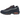 Nike Air Max 95 Logo Navy Orange baskets en profil latéral avec une tige bleu marine, des détails orange et des bulles d'air visibles