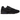 Nike Air Max Command Triple Black baskets en vue de profil avec une empeigne noire en cuir, des lacets assortis et une bulle d'air