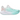 ASICS Gel-Nimbus 27 Illuminate Mint White baskets de profil avec une tige en mesh vert menthe et blanc