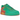 Nike Air Force 1 Low '07 Stadium Green Crimson baskets en vue laterale avec une tige en cuir vert et un swoosh blanc