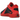 Nike Giannis Zoom Freak 6 Bred baskets de profil avec une tige rouge et noire et un logo swoosh contrasté