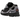 ASICS Gel-NYC Black Cement Grey baskets en vue latérale avec une tige en mesh noir des détails gris et des lacets