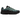 Nike P-6000 Black Mineral Slate baskets en vue laterale avec une tige en mesh noir, des details argentes et une semelle blanche