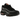 Nike Air Max 95 Black Grey Safety Orange baskets de profil avec une tige noire et grise, des details orange et des unites Air visibles