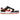Nike Dunk Low Retro Dragon Red baskets vue de profil avec une empeigne en cuir rouge et blanc et des lacets