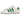 Adidas Campus 00s Core White Green baskets de profil avec une tige en daim blanc, des details en cuir vert et de larges lacets