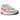 Nike Air Max Command Hyper Punch baskets en profil latéral avec une tige en mesh rose, un swoosh noir et une semelle intercalaire blanche