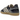 Adidas Samba Wales Bonner Navy Croc baskets de profil avec cuir croco bleu marine, lacets crèmes et semelle en caoutchouc