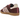 Adidas Samba OG Maroon Sand Strata Pony baskets en vue laterale avec une tige bordeaux en poils de poney et details blancs