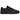 New Balance 480 Black baskets en vue laterale avec tige en cuir noir, logo blanc et semelle classique