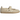 Adidas Samba Jane Suede Sand Strata baskets vue de profil avec tige en daim sable, bout en T et trois bandes classiques.