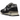 New Balance 998 MiUSA Black Silver baskets en vue laterale avec une tige en daim noir et des details argentes
