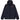 Comme des Garcons PLAY x K-Way Full-Zip Packable Jacket Navy baskets vue de face avec tige bleu marine, fermeture zippée et logo cœur emblématique