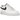 Nike Air Force 1 Low '07 LV8 White Black Bright Crimson baskets en profil latéral avec empeigne blanche et swoosh noir