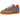 Adidas Samba OG Disney Pixar's Toy Story Woody baskets vue sous angle avec semelle en gomme marron, détails en cuir jaune et lacets blancs