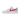 Nike Air Force 1 Low '07 QS Valentine's Day Love Letter baskets en profil latéral blanc avec swoosh rouge et lacets